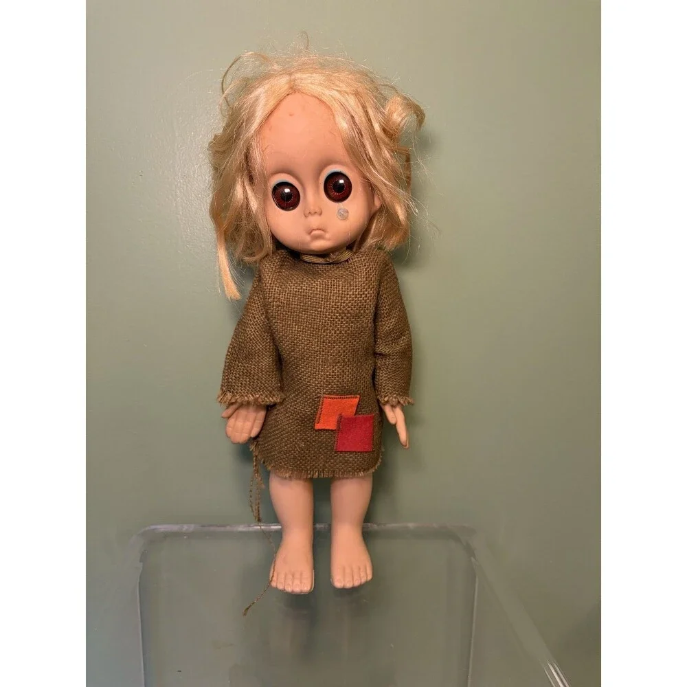 Little Miss No Name Doll With Tear Vintage 1965 Hasbro Excellent Condition!